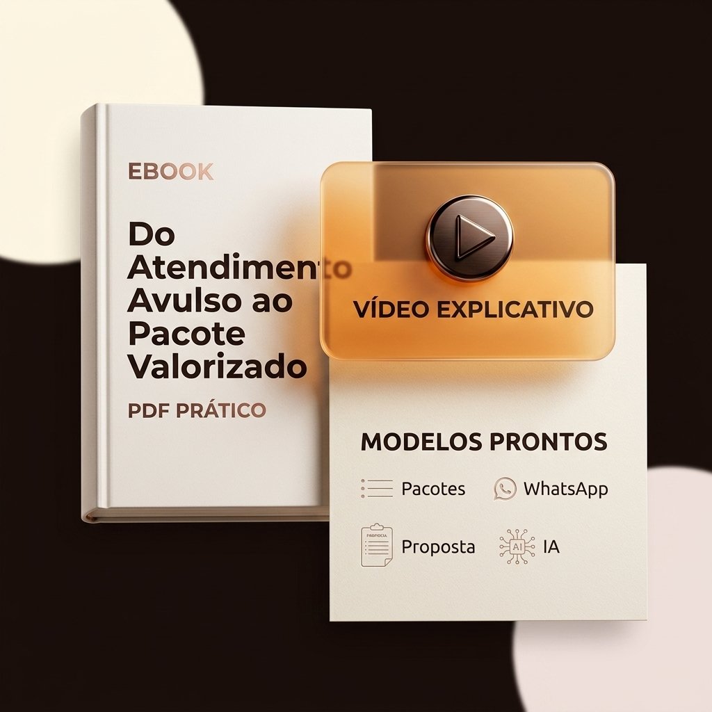 Itens inclusos no produto: ebook, vídeo, modelos e prompt